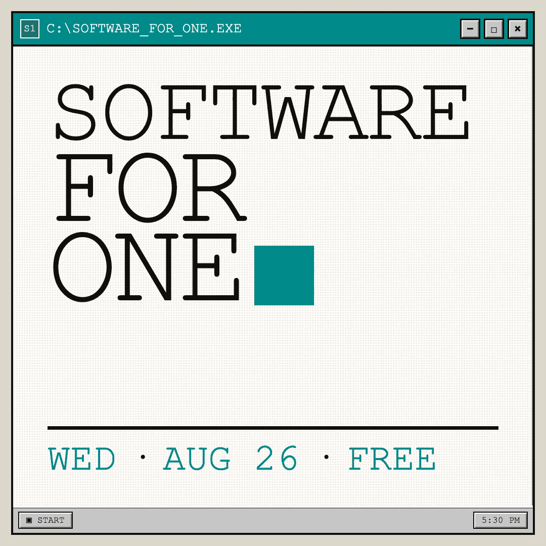 Software for One