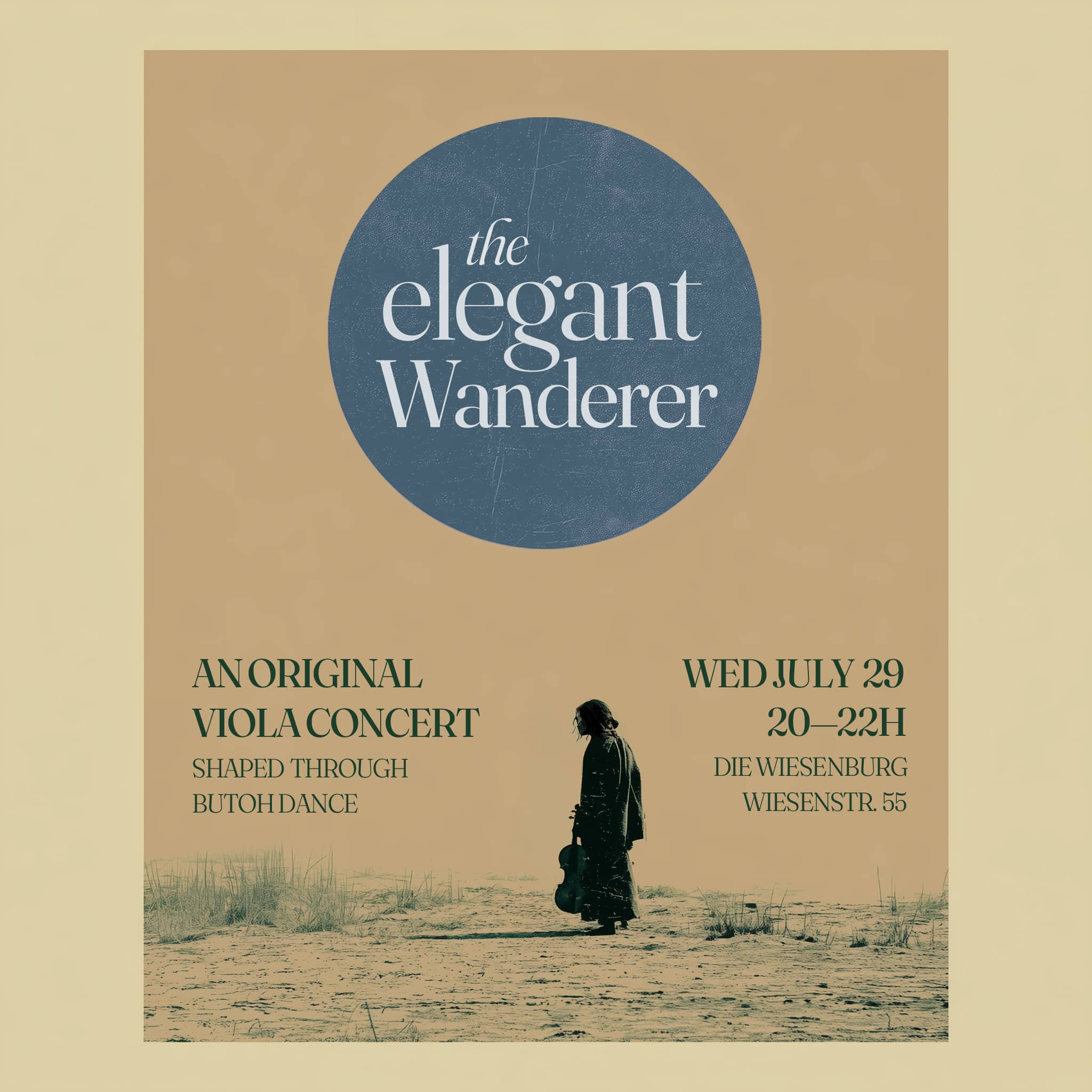 The Elegant Wanderer - Viola & Butoh Concert
