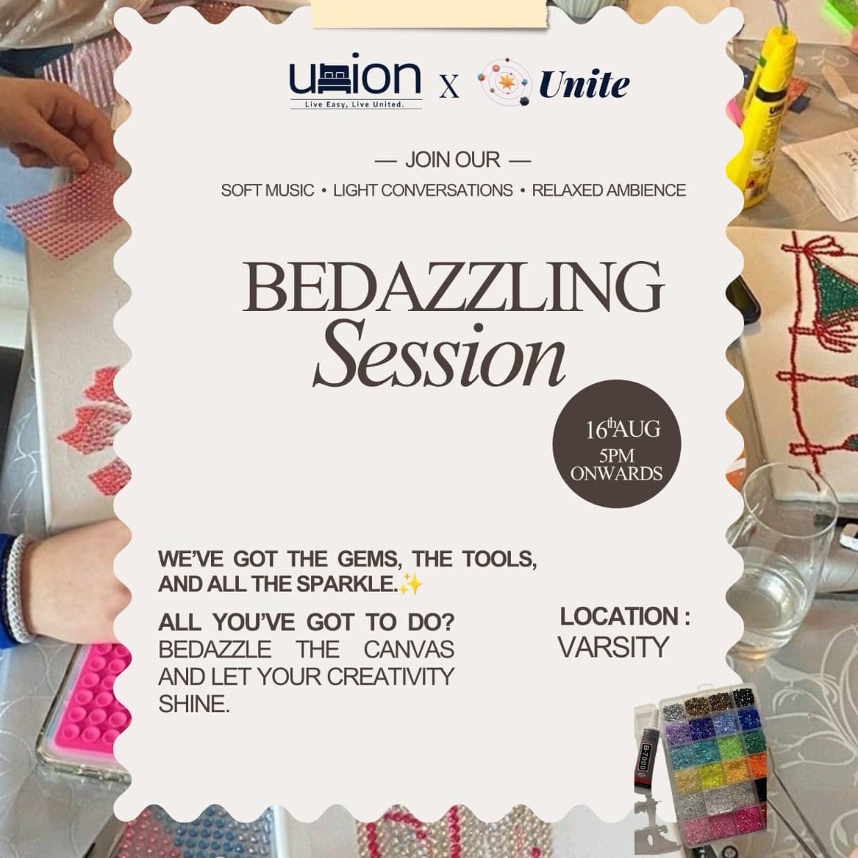Bedazzle Session