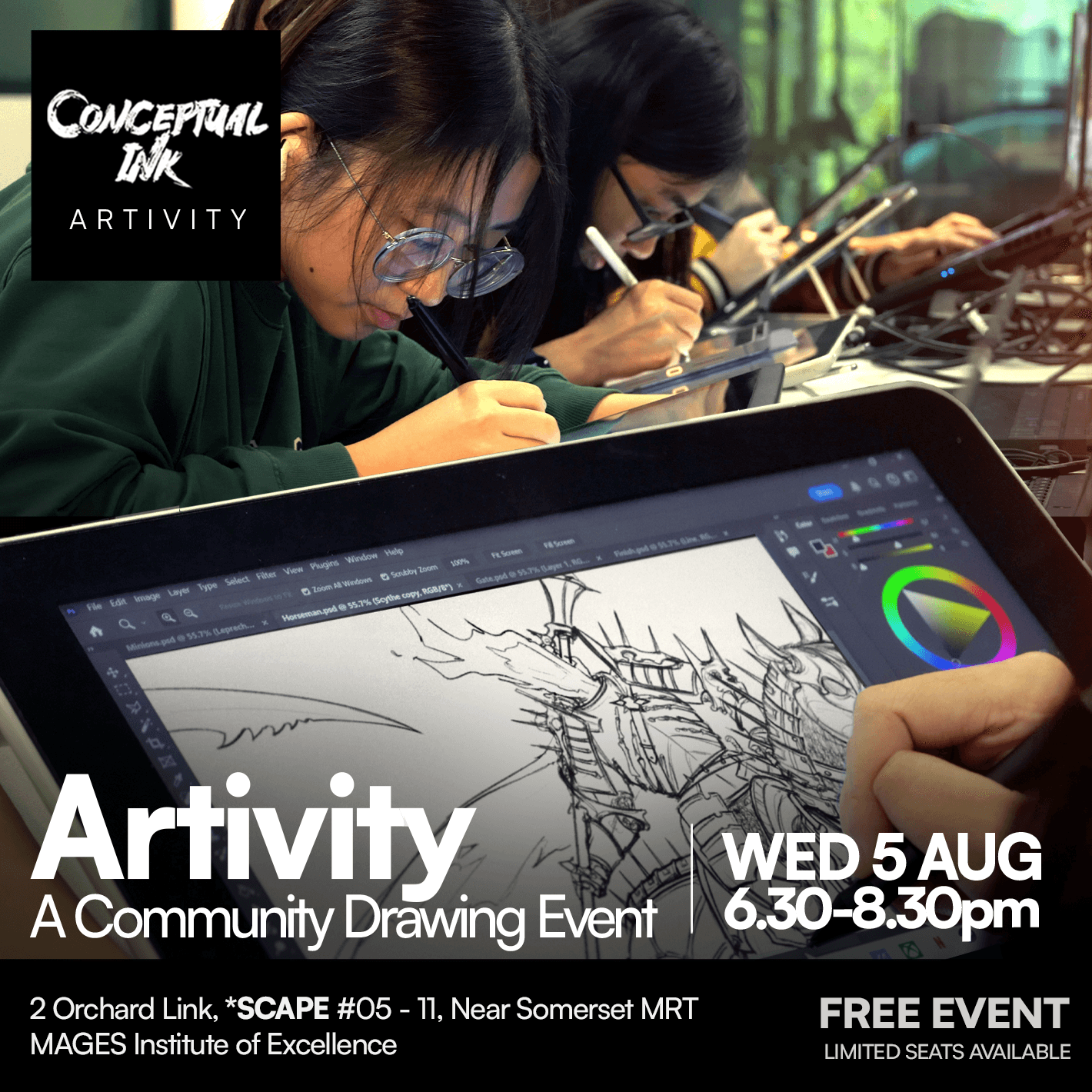 Artivity: A Community Drawing Event