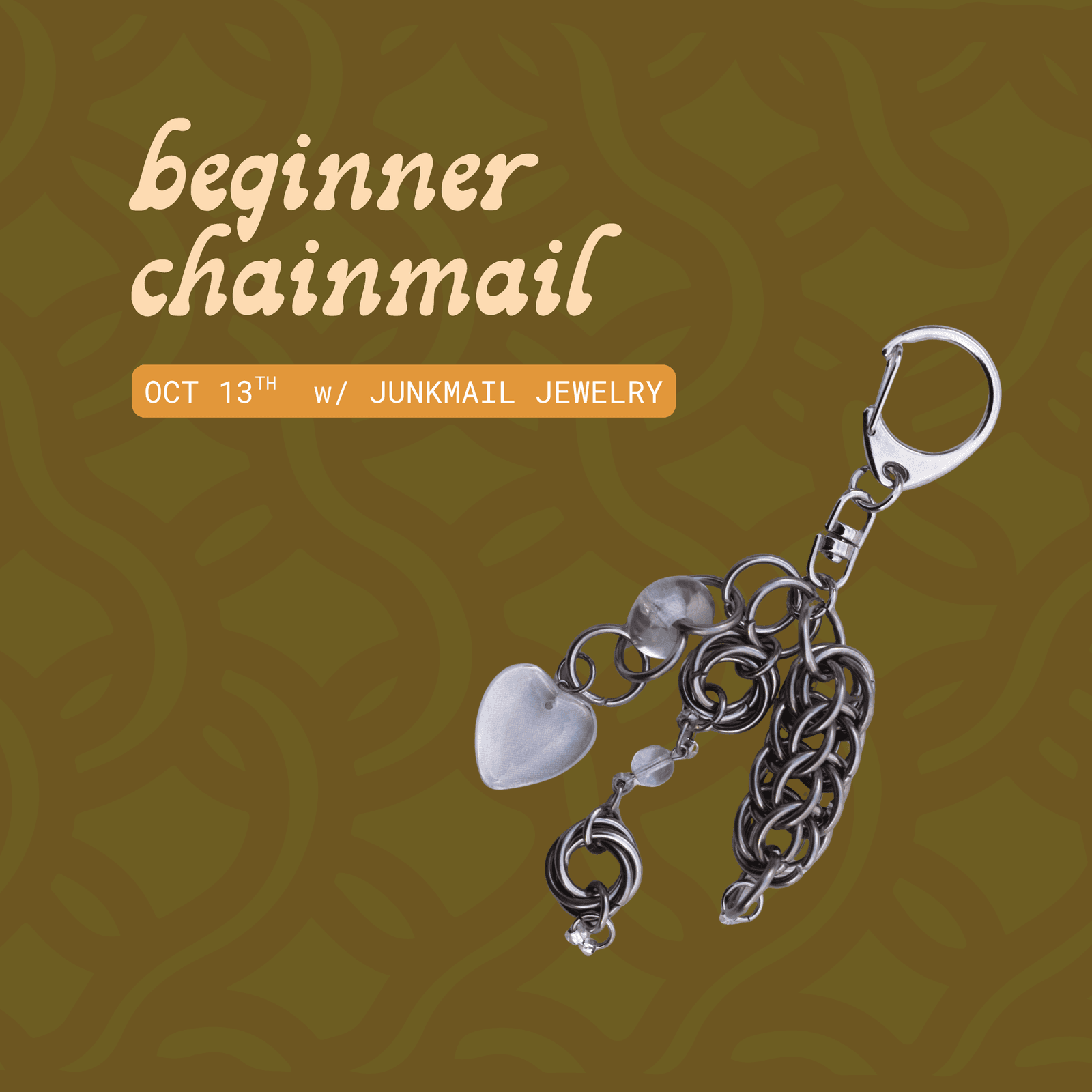 Beginner Chainmail with Junk Mail Jewelry