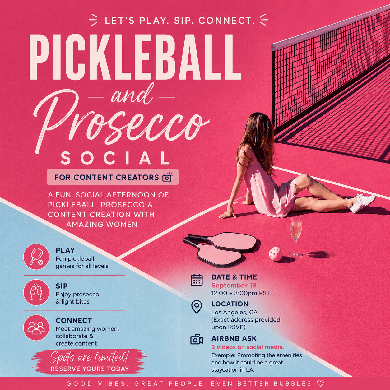 Pickleball and Prosecco Social