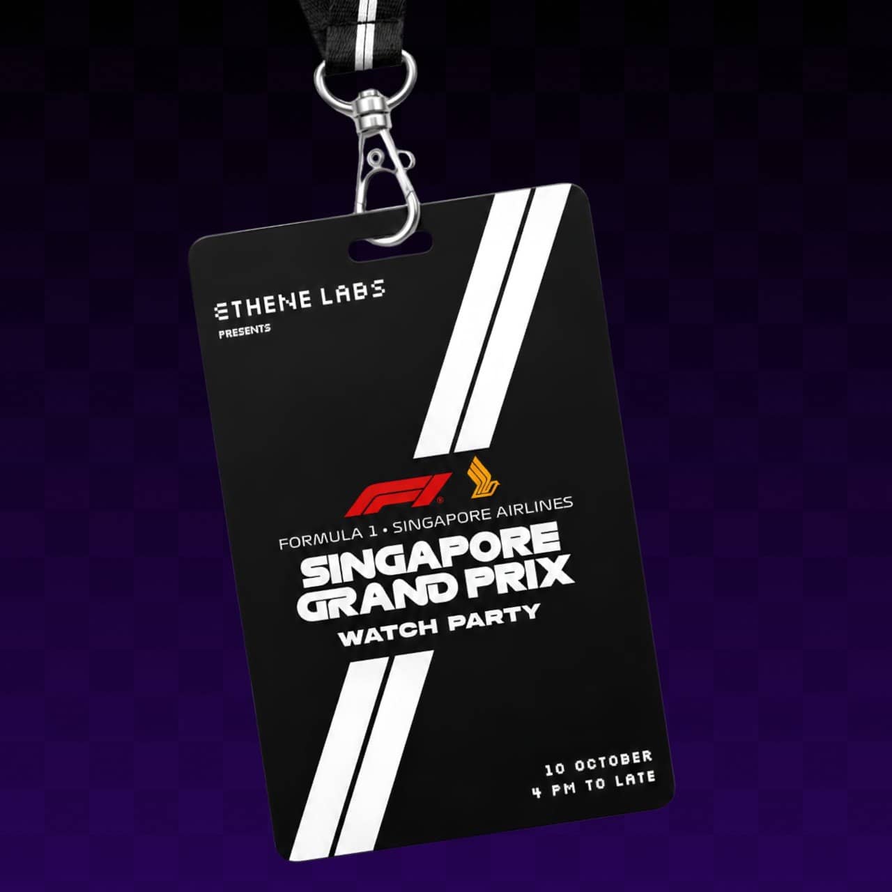 Ethene Labs Presents: Live F1 Singapore Grand Prix Party