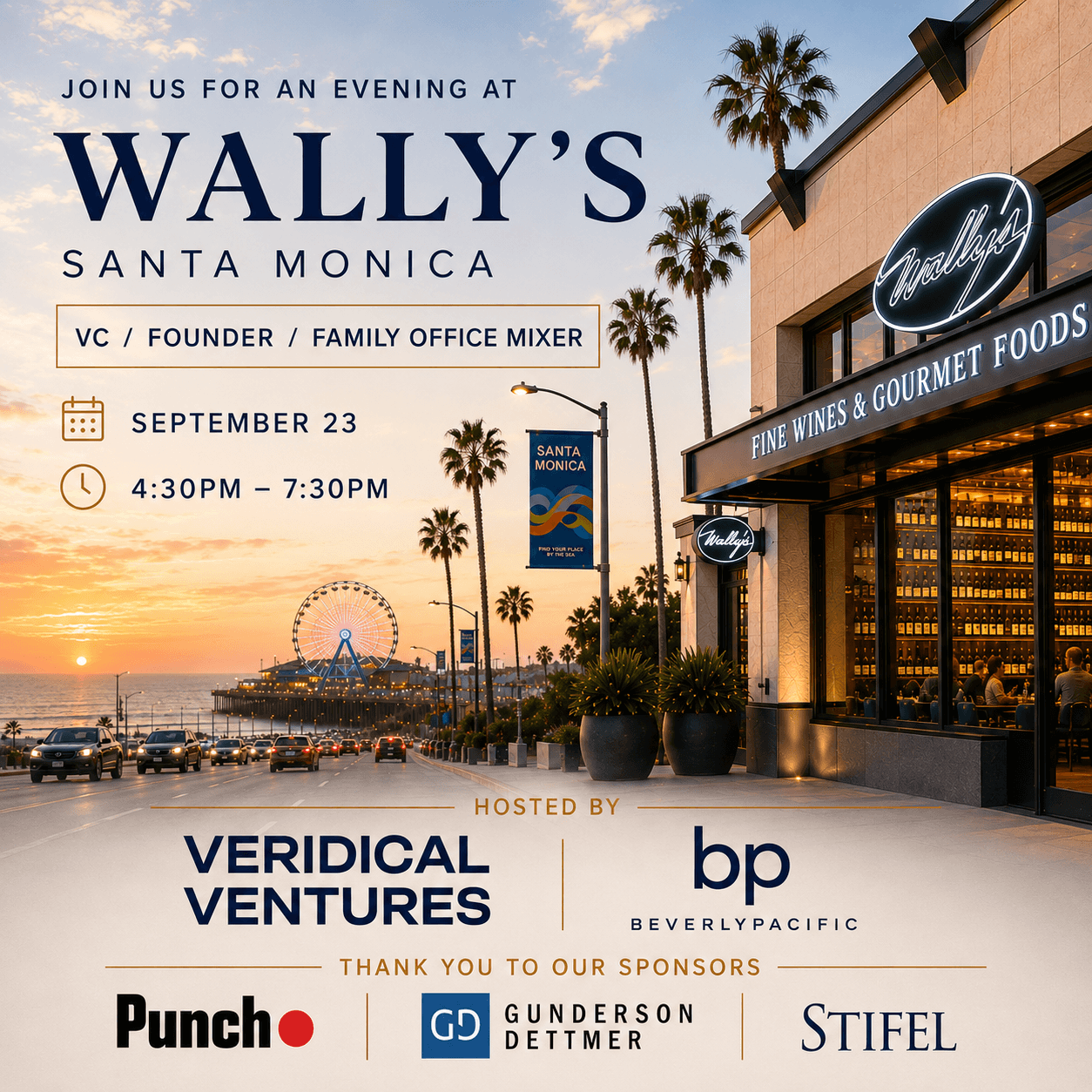 Veridical Ventures & BevPac Founder, VC, and Family Office Mixer