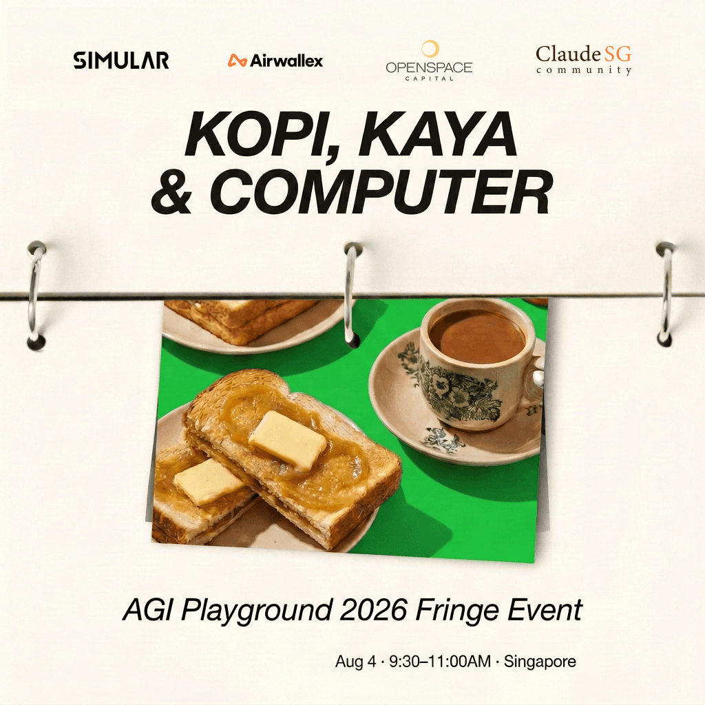 AGI Playground 2026 Fringe Event: Kopi, Kaya & Computer