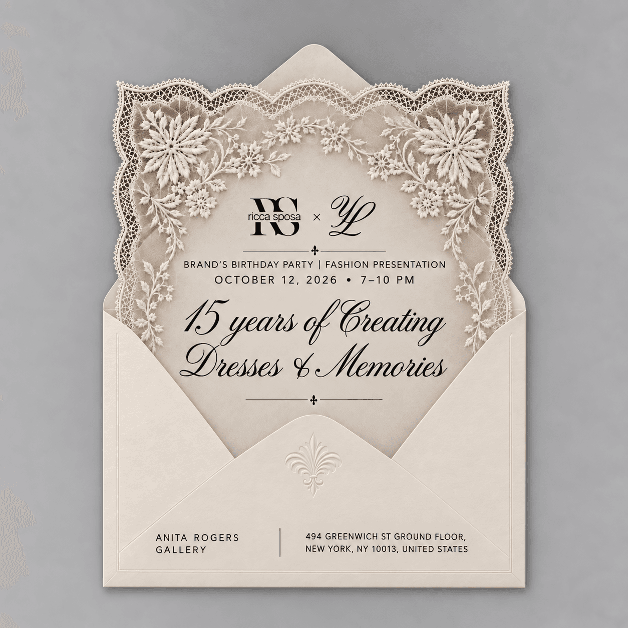 Ricca Sposa at NYBFW 2026: 15 Years of creating Dresses & Memories