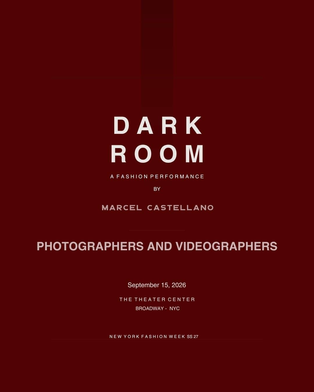 Dark Room — Backstage Access for Photographers & Videographers
