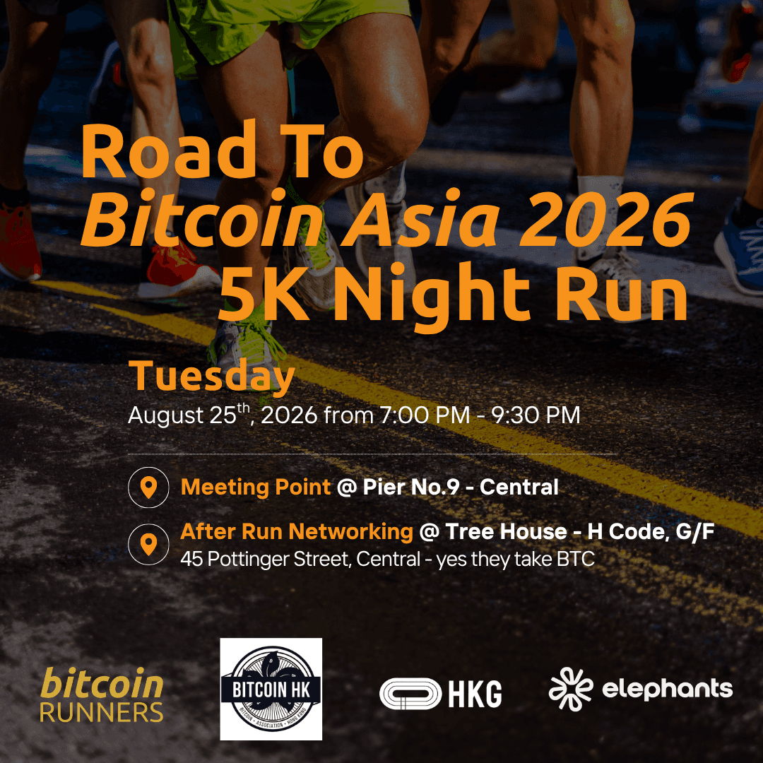 Road to Bitcoin Asia 2026 5K Night Run