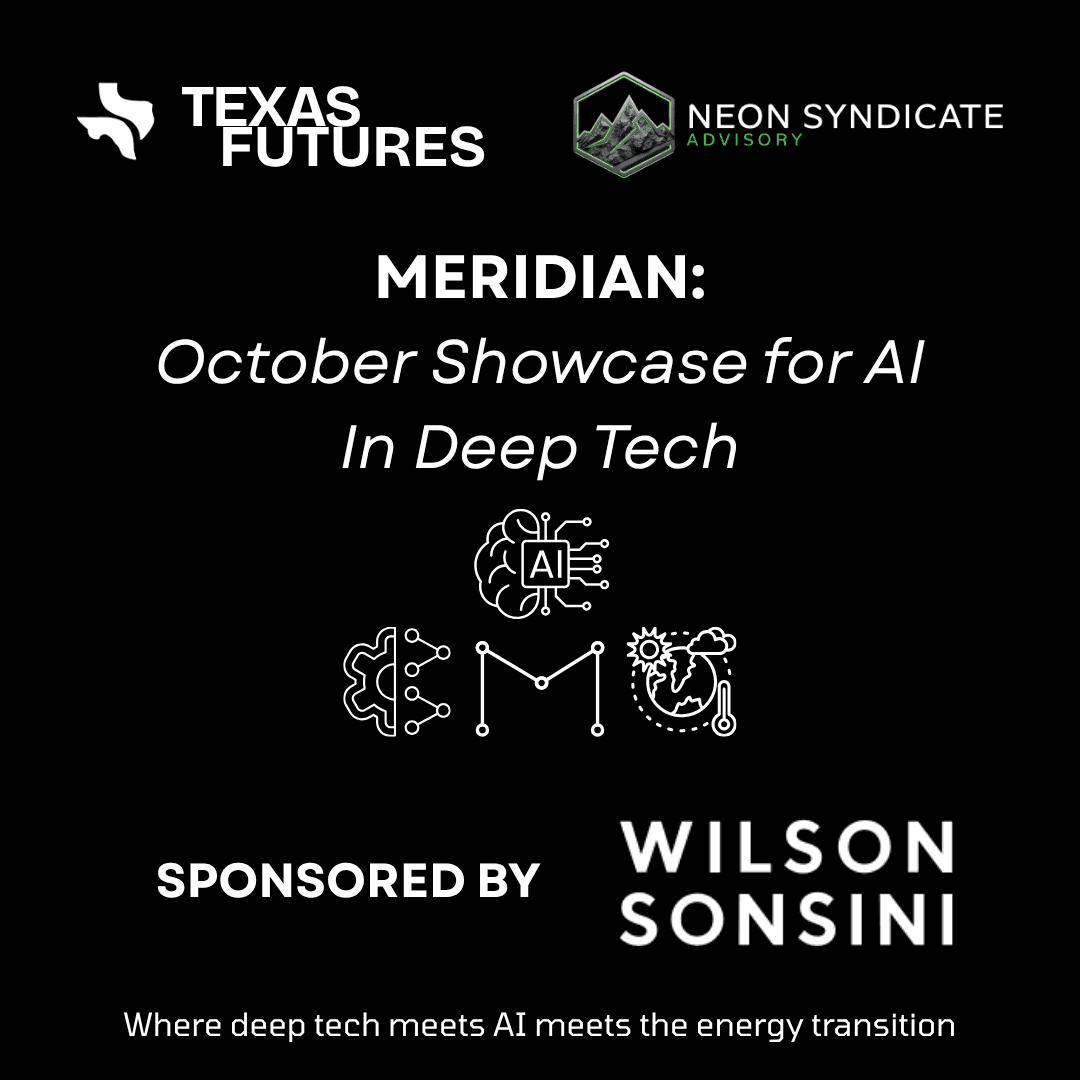 Meridian: Quarterly Showcase of AI in Deep Tech