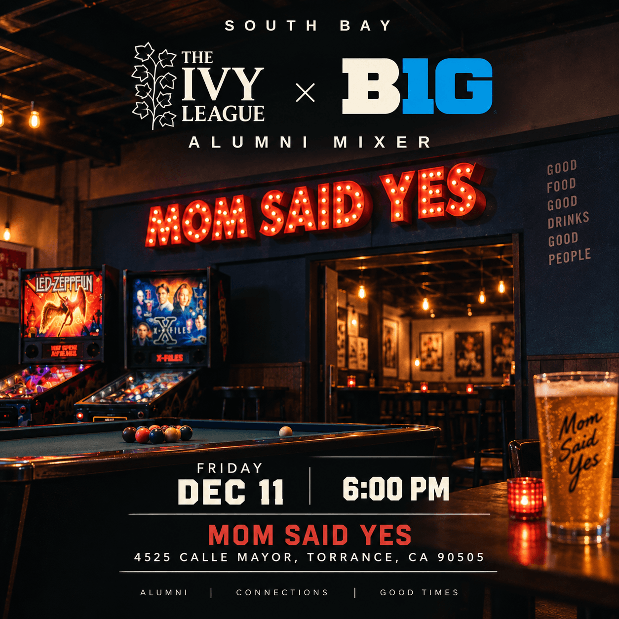 December IVY + B1G Mixer @ MOM SAID YES