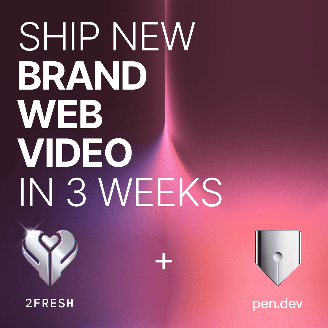 Learn AI workflows to deliver a brand, website and launch video in three weeks: the pen.dev case study