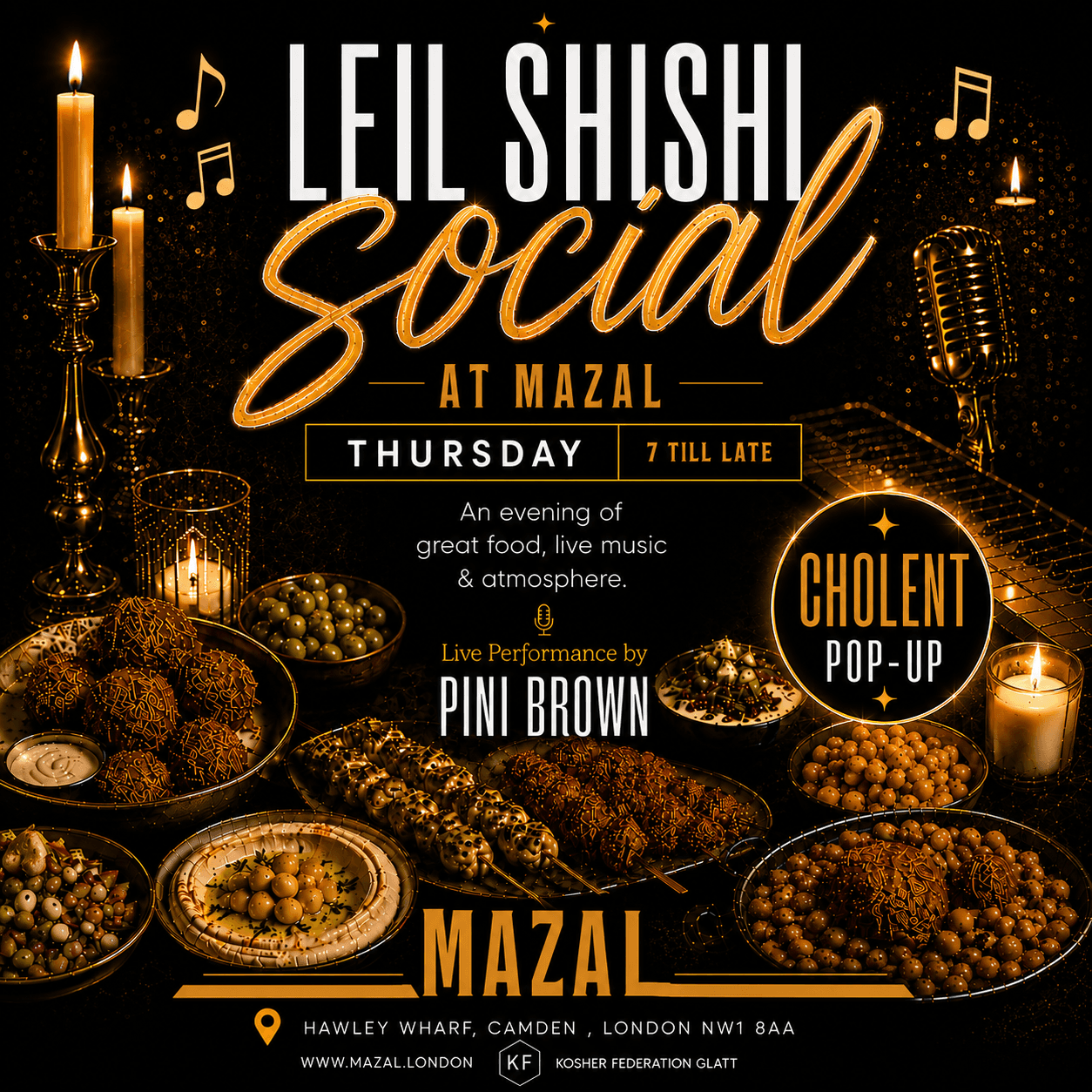 Leil Shishi Social At Mazal