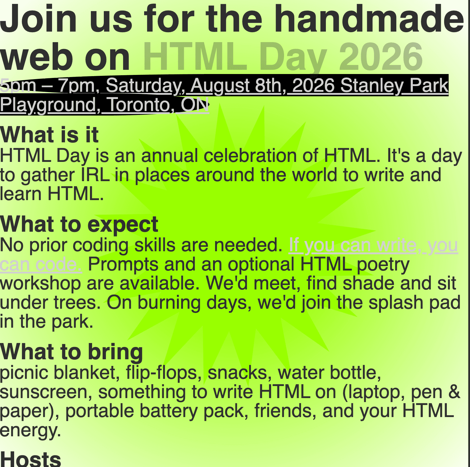 HTML Day Toronto & Waterloo