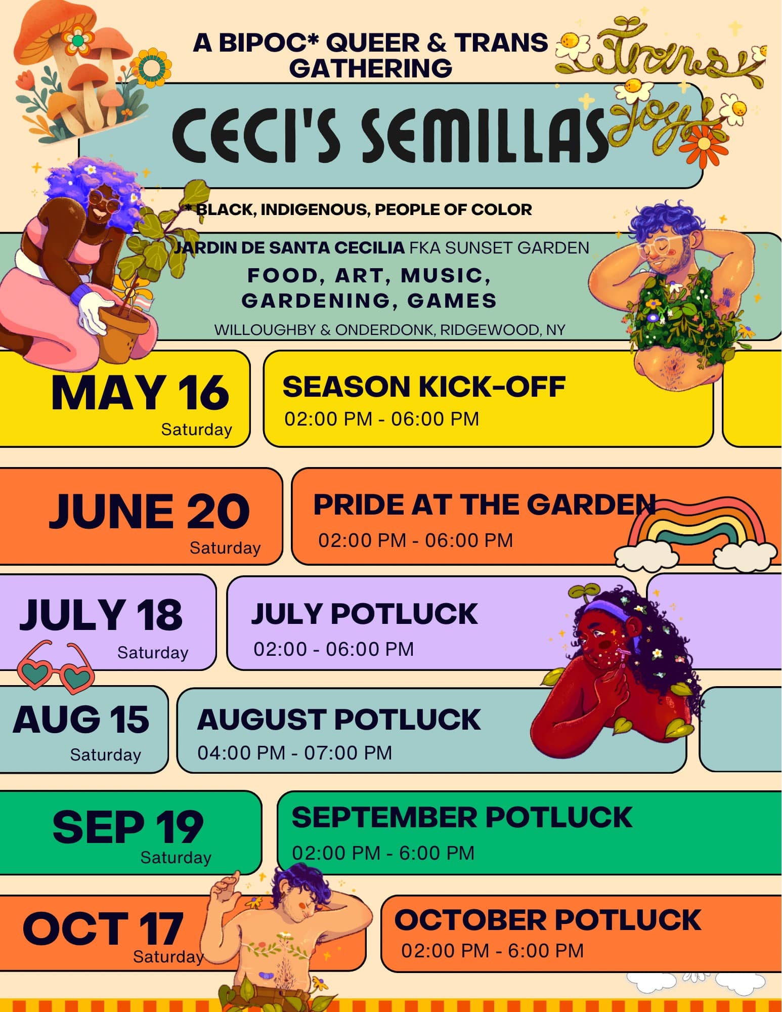 Ceci's Semillas - August Potluck