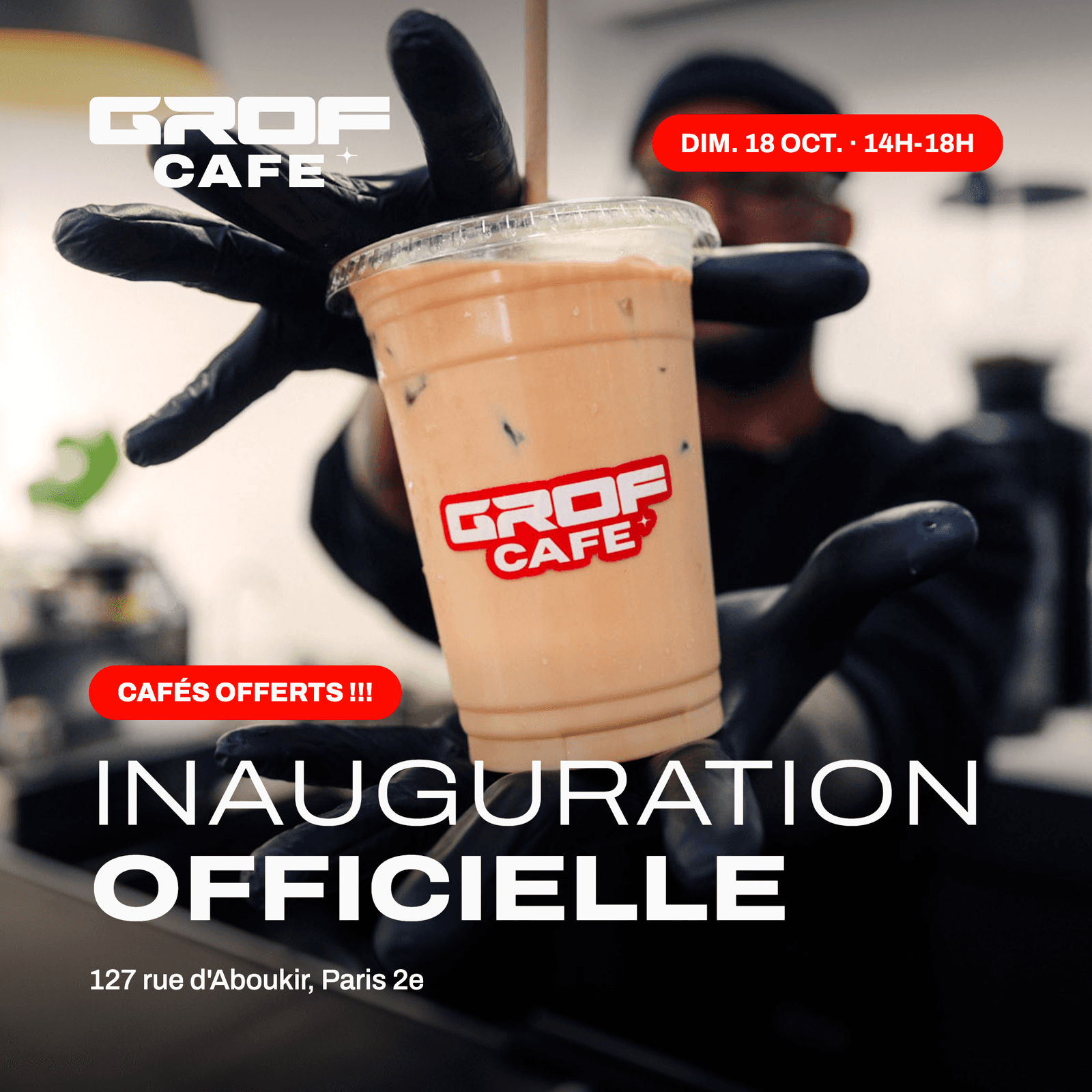 GROF CAFÉ - Inauguration officielle