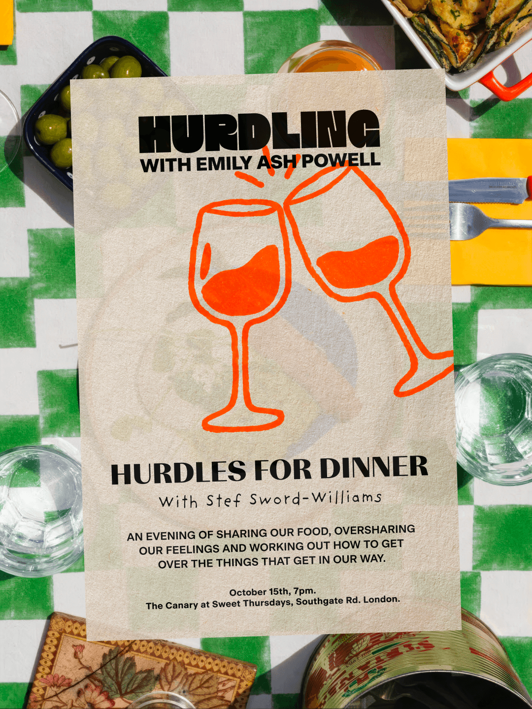 Hurdling presents: Hurdles for Dinner with Stef Sword-Williams – Behind the Brave Face