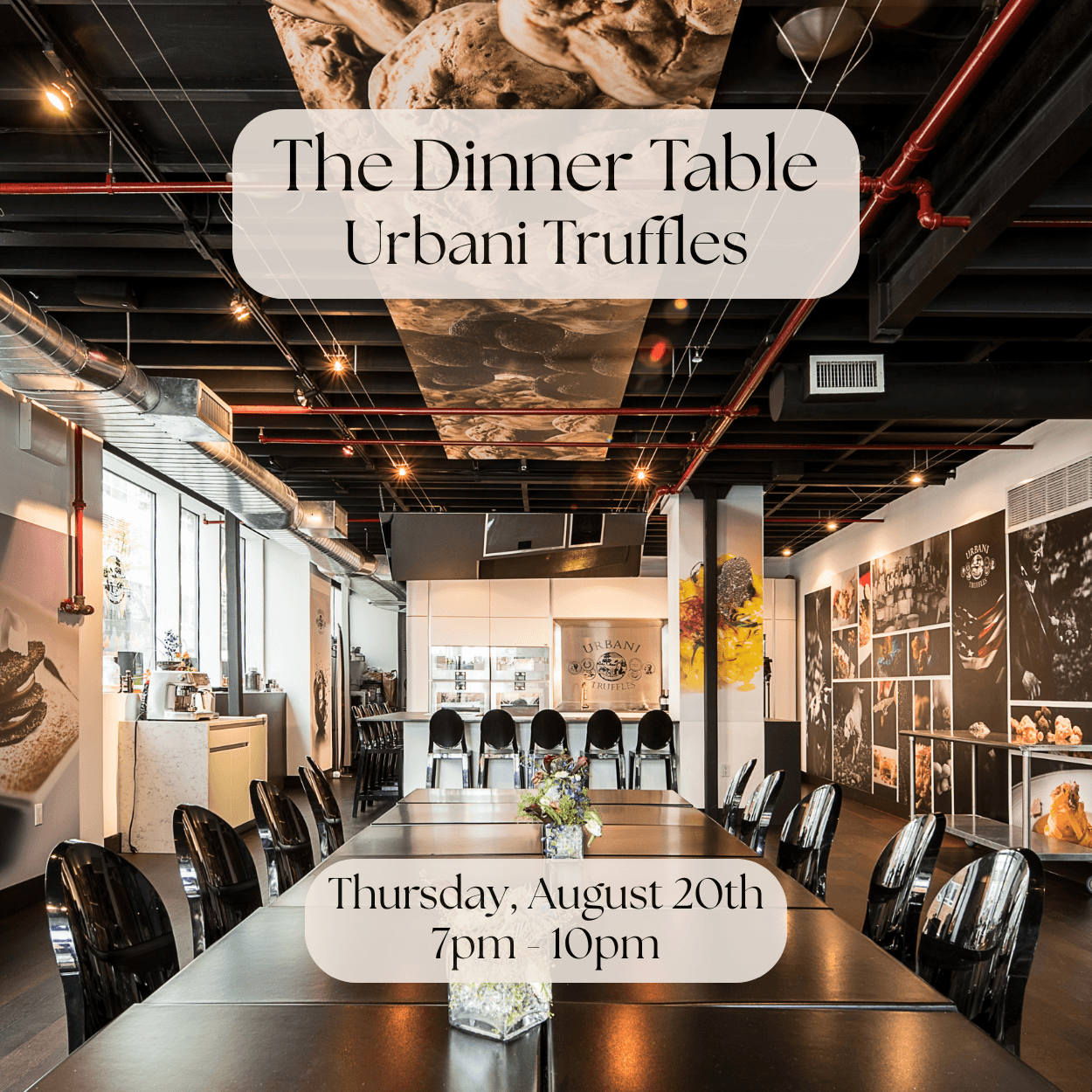 The Dinner Table at Urbani Truffles (NYC)