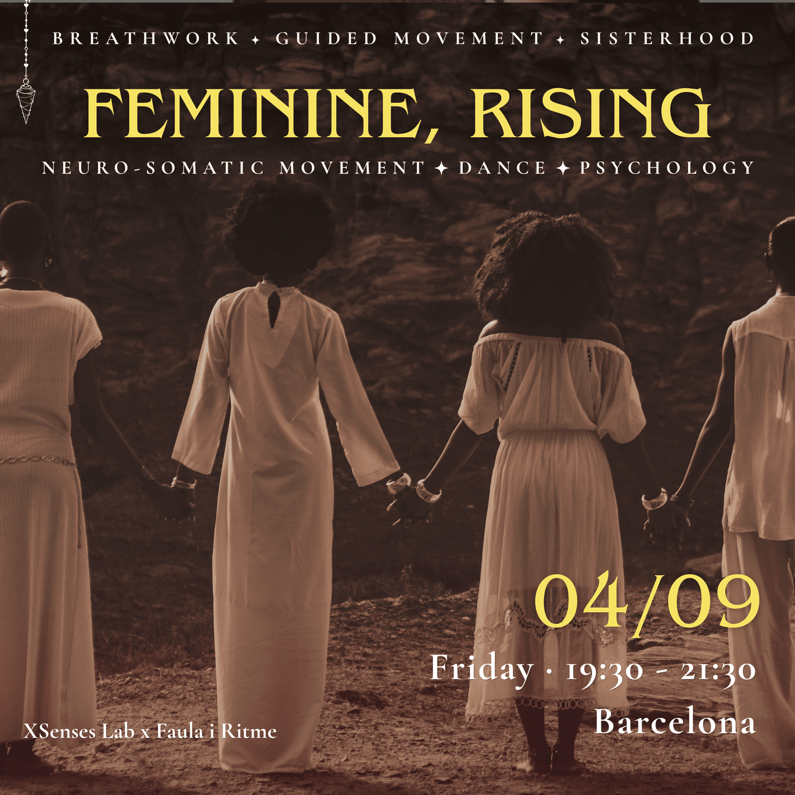 FEMININE, RISING (Neuro-somatic Movement + Dance + Psychology)