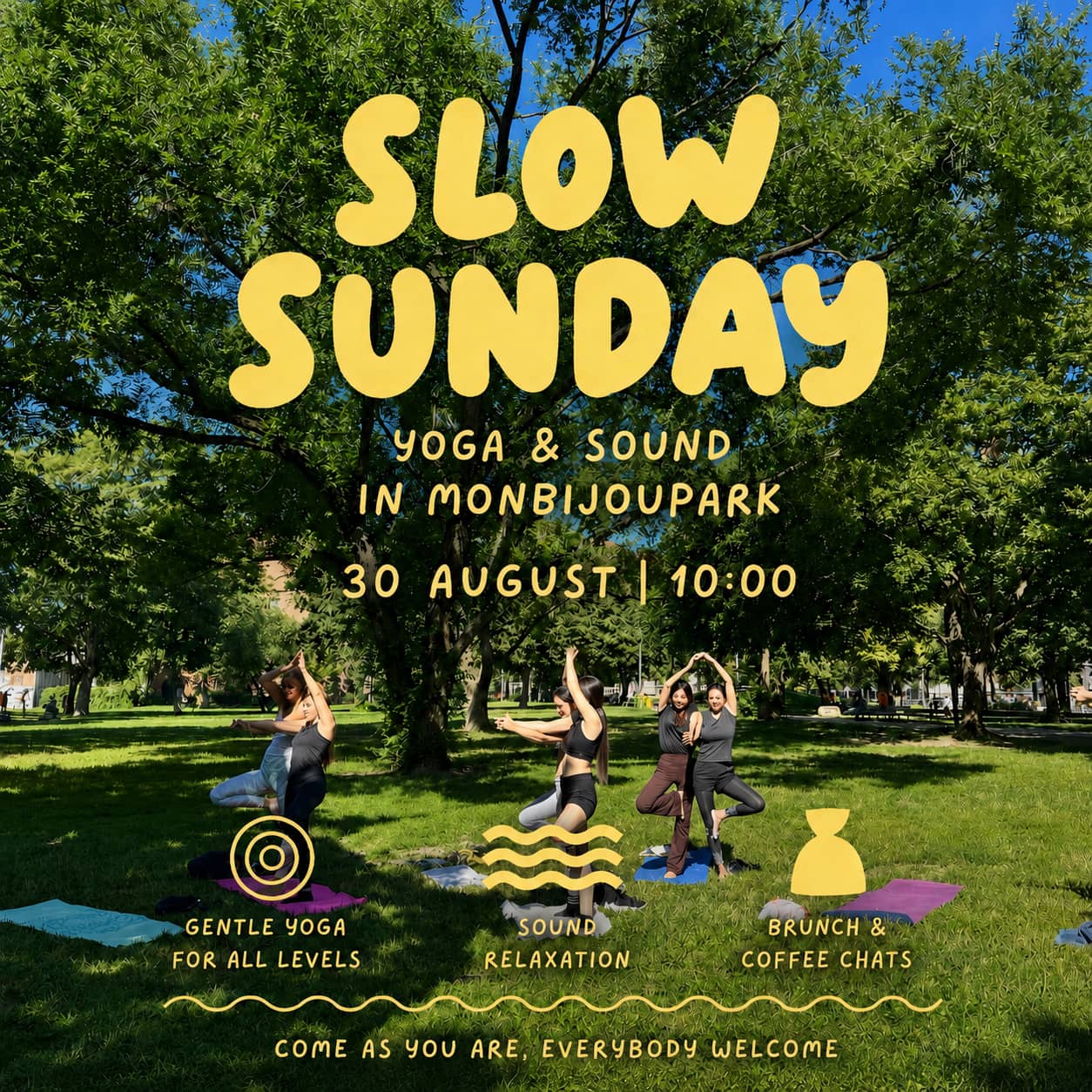 Slow Sunday: Yoga in Monbijoupark