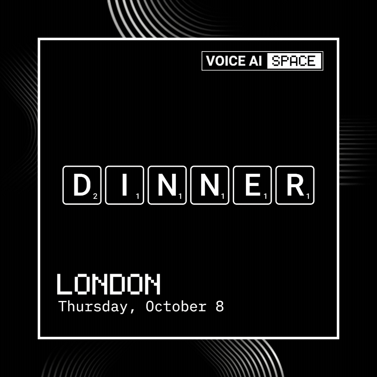 Voice AI Space Dinner - London