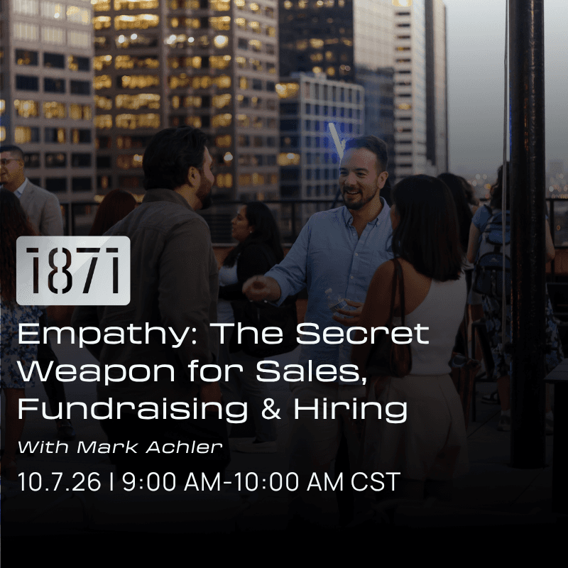 Empathy: The Secret Weapon for Sales, Fundraising & Hiring w/ Mark Achler