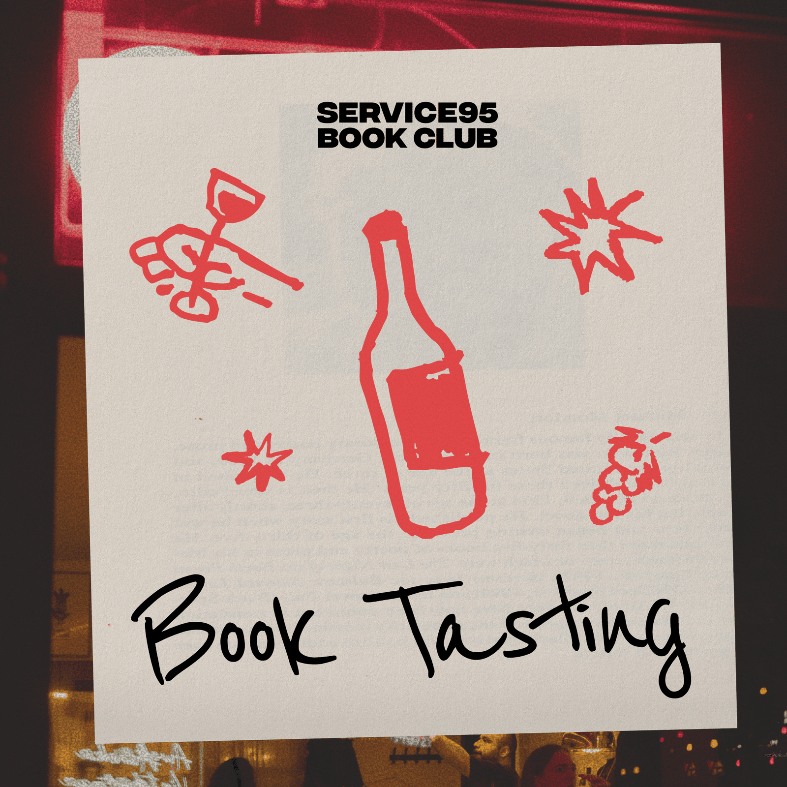 A New York Book Tasting With The Service95 Book Club