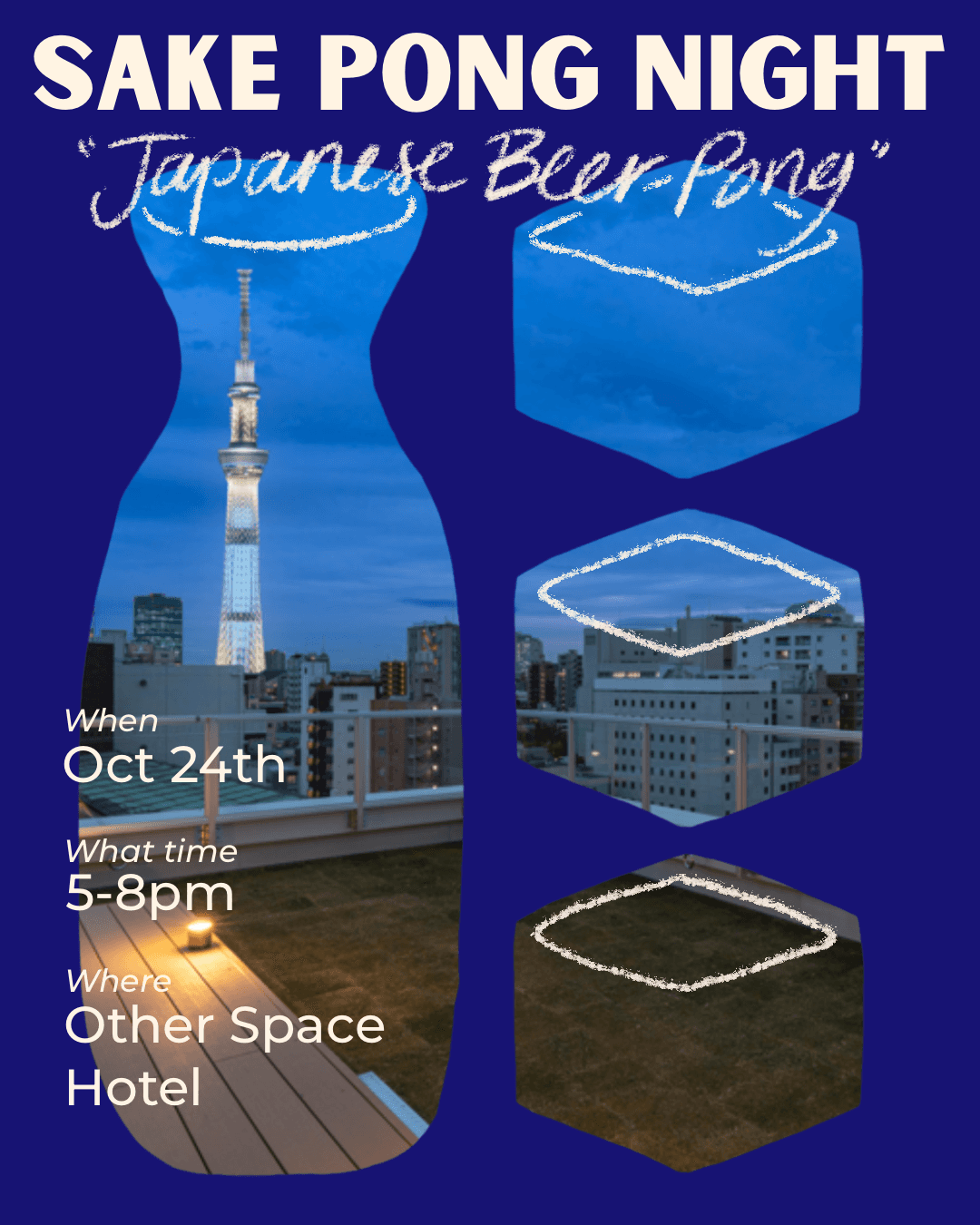🍶 OTHER SPACE Hotel x Sake Pong Night 🍶