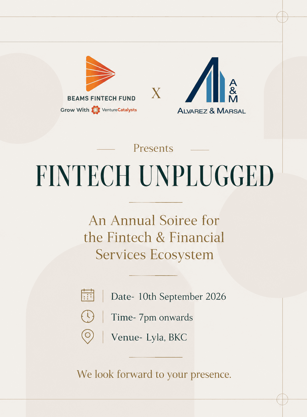 Fintech Unplugged 2026 | Beams X A&M