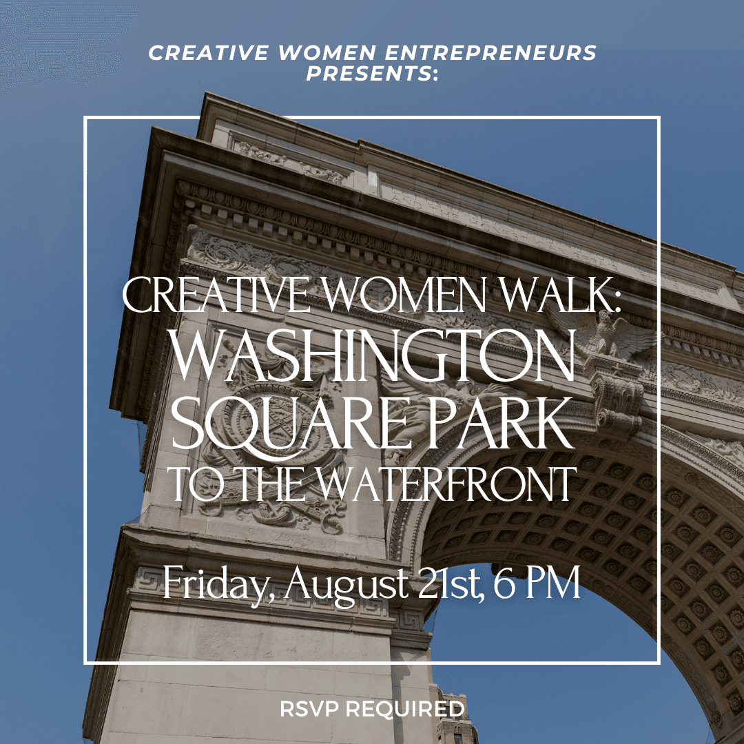 Creative Women Walk: Washington Square Park to the Waterfront