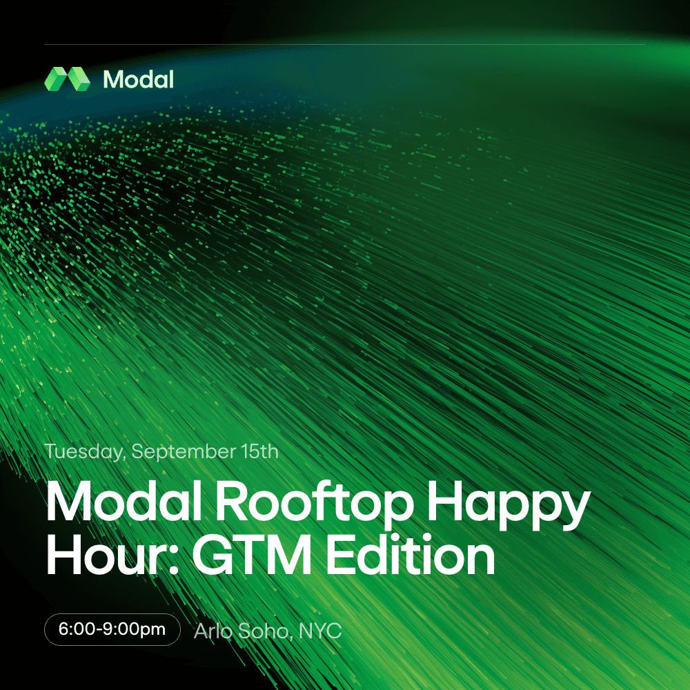 Modal Rooftop Happy Hour: GTM Edition