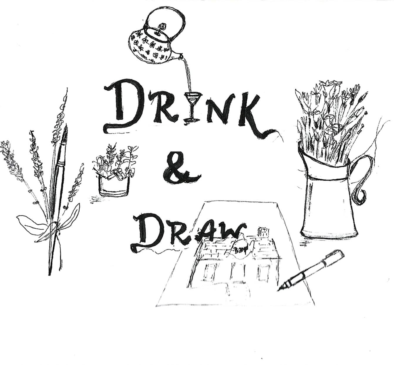 Drink & Draw Toronto #104: My summer vacation ☀️