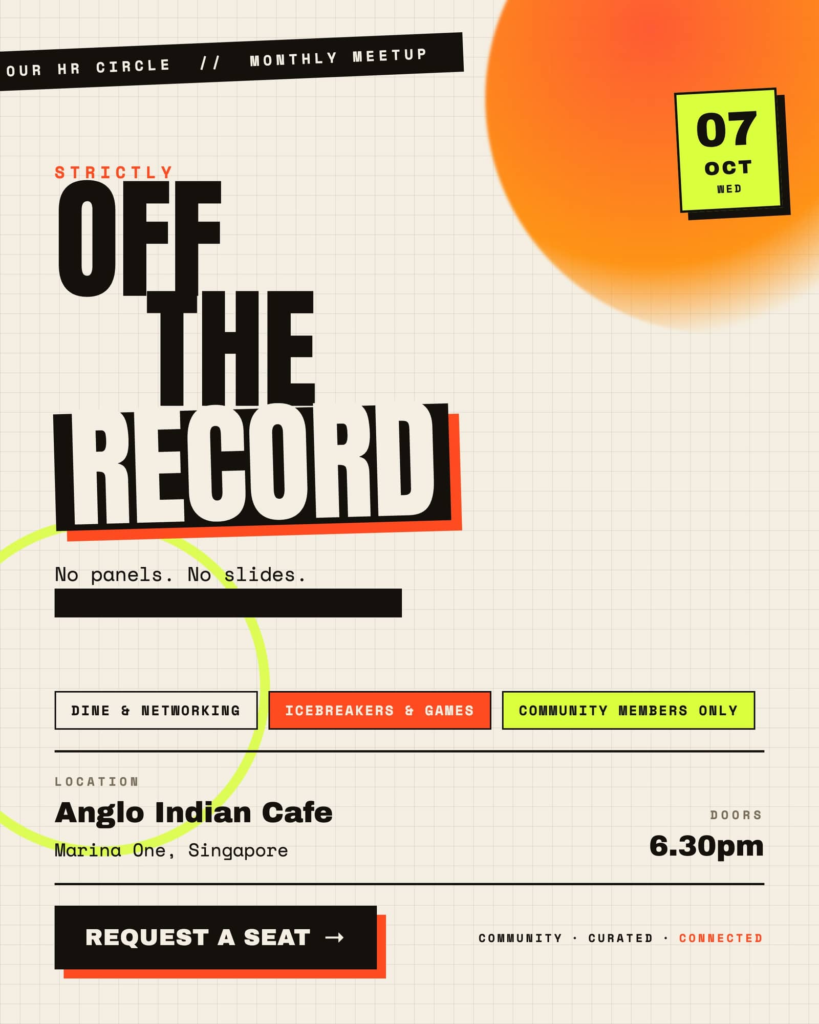 Our HR Circle : Off The Record (Oct)