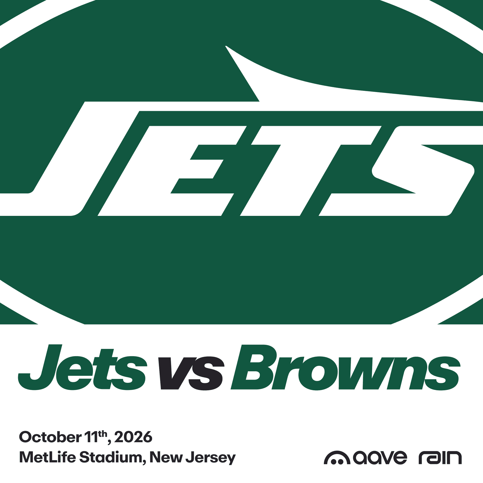 Jets vs. Browns with Aave and Rain