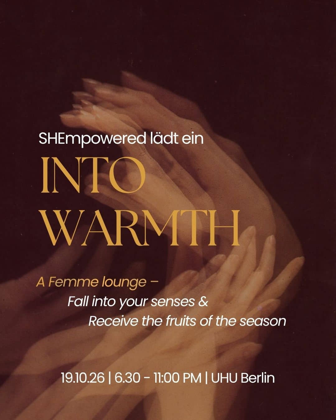 INTO WARMTH - a femme loung to fall into your senses