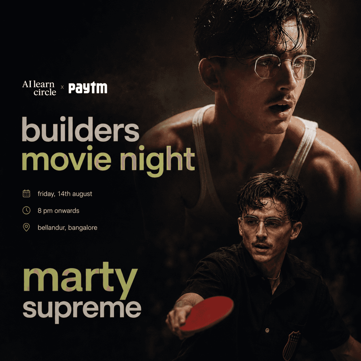 Builders Movie Night: Marty Supreme (2025)
