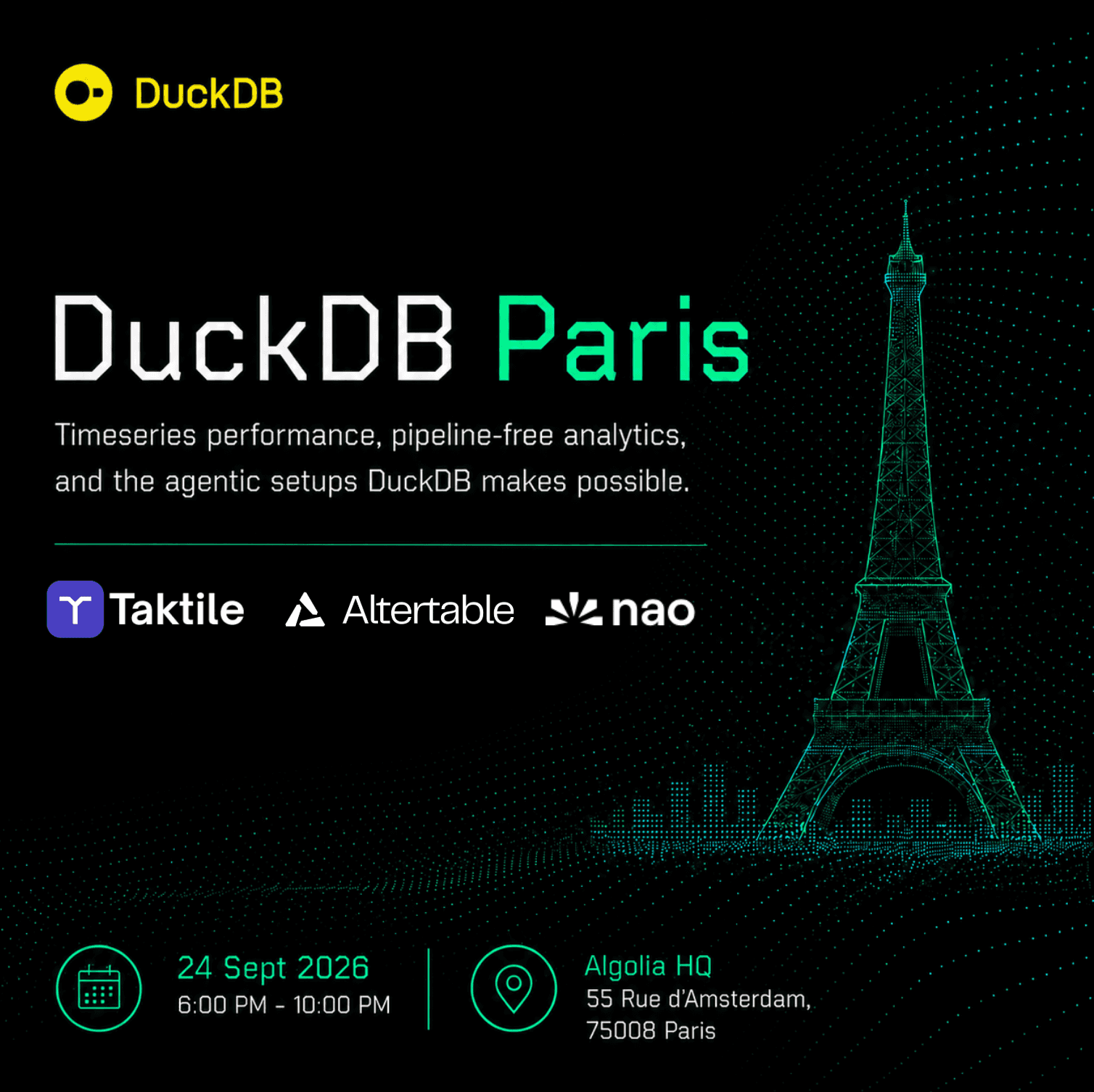 DuckDB - Paris Meetup