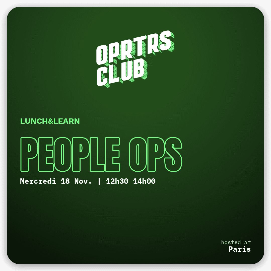 OPRTRS Lunch & Learn | People Squad
