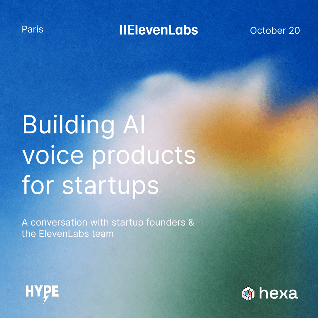 ElevenLabs Startup Meetup Paris