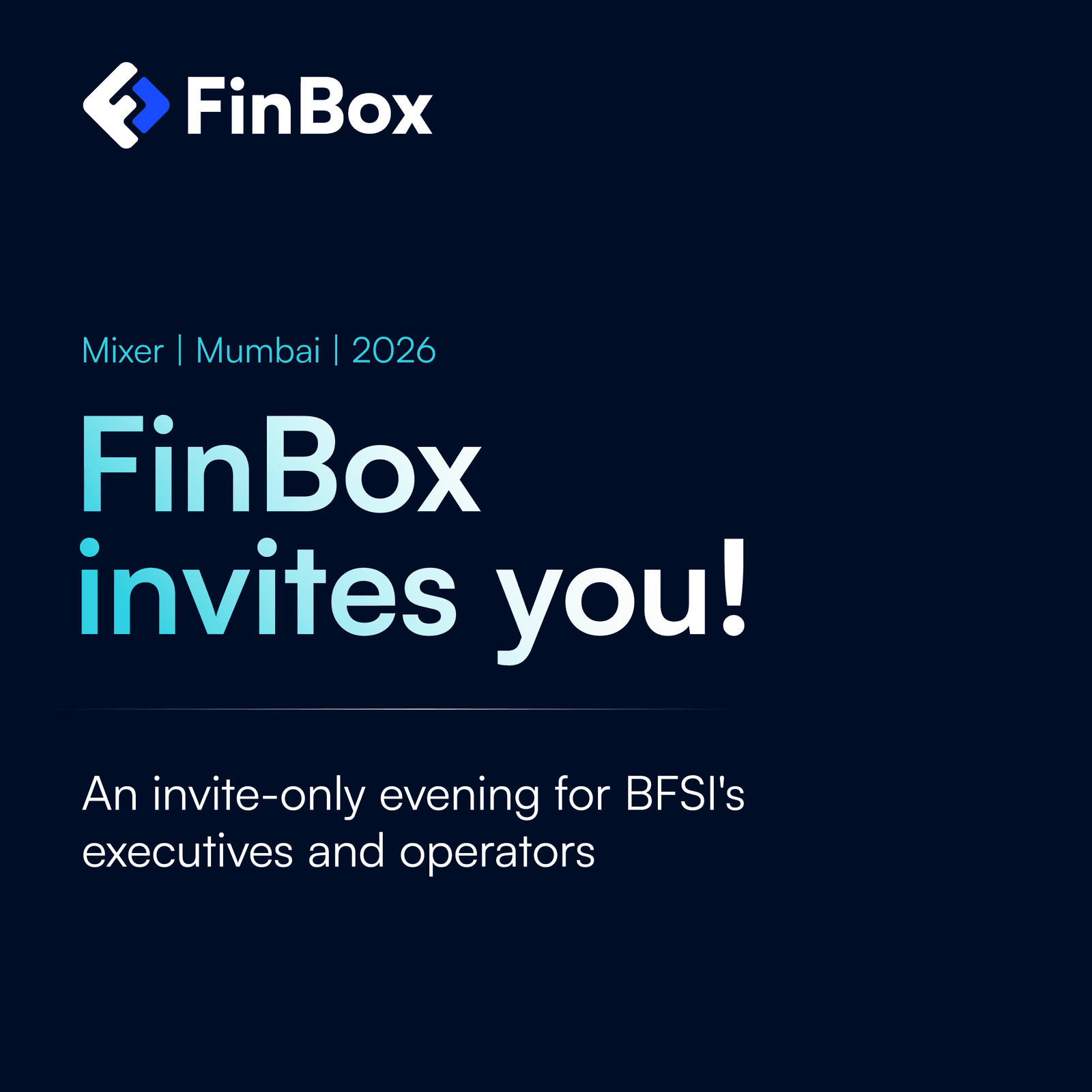 FinTech after hours: GFF Mixer, 2026