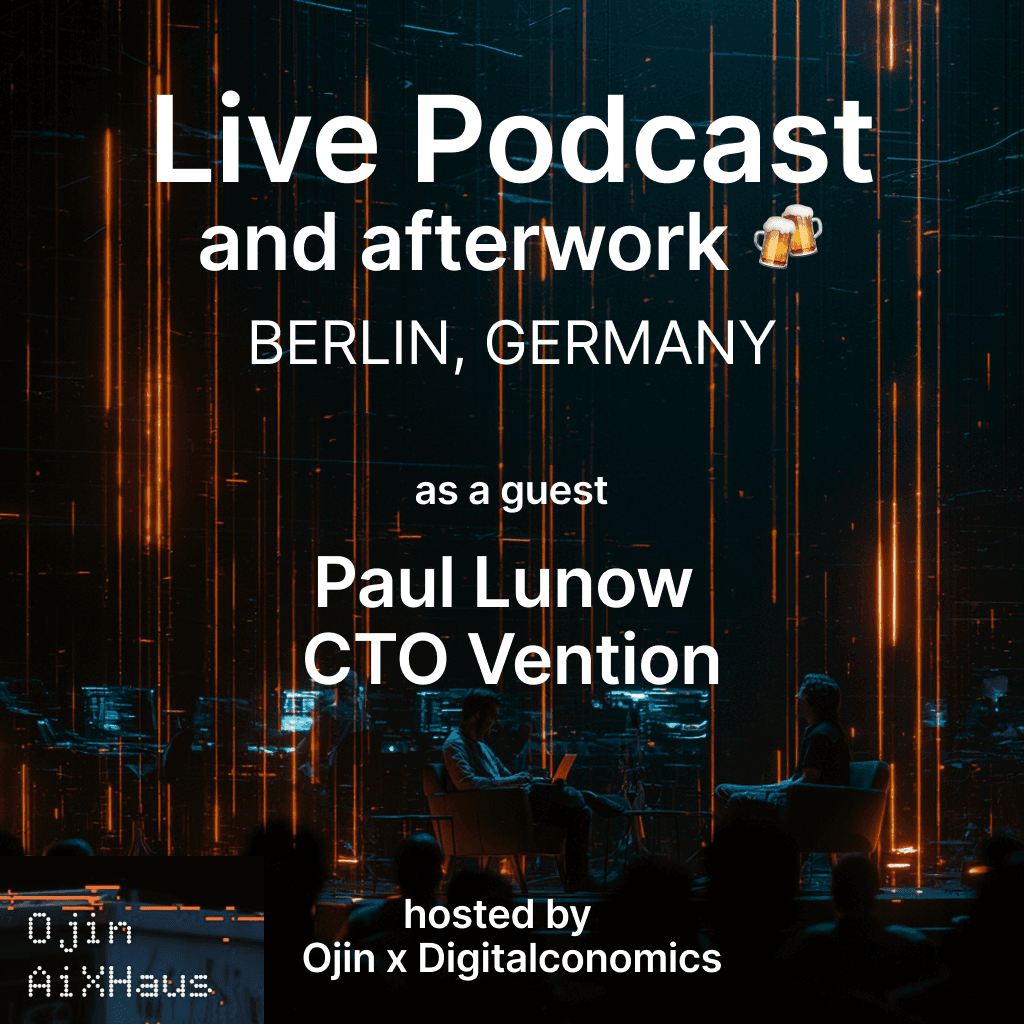 Live Podcast & Afterwork: How will AI change how companies are built?
