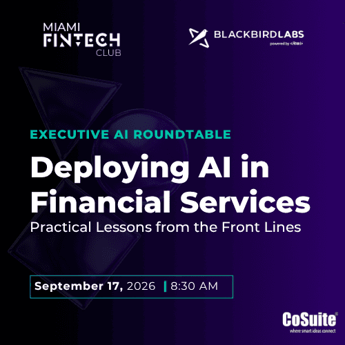Executive Breakfast: Deploying AI in Financial Services