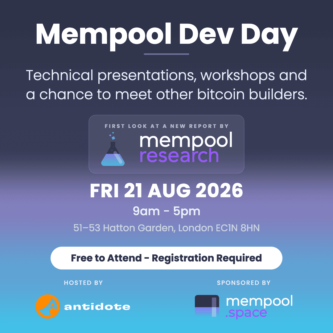 Mempool Dev Day ⚡