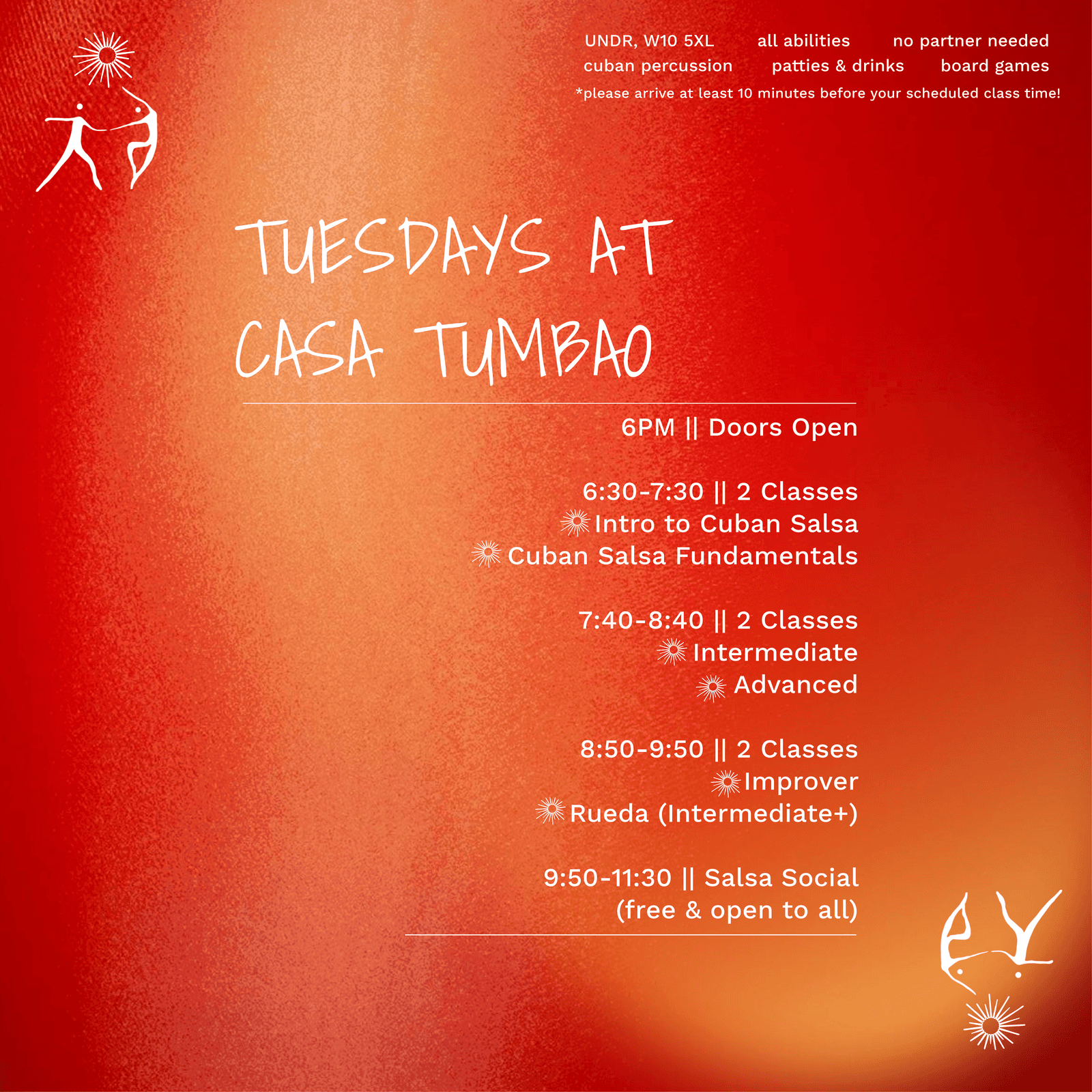 Tuesdays @ Casa Tumbao 13.10.2026