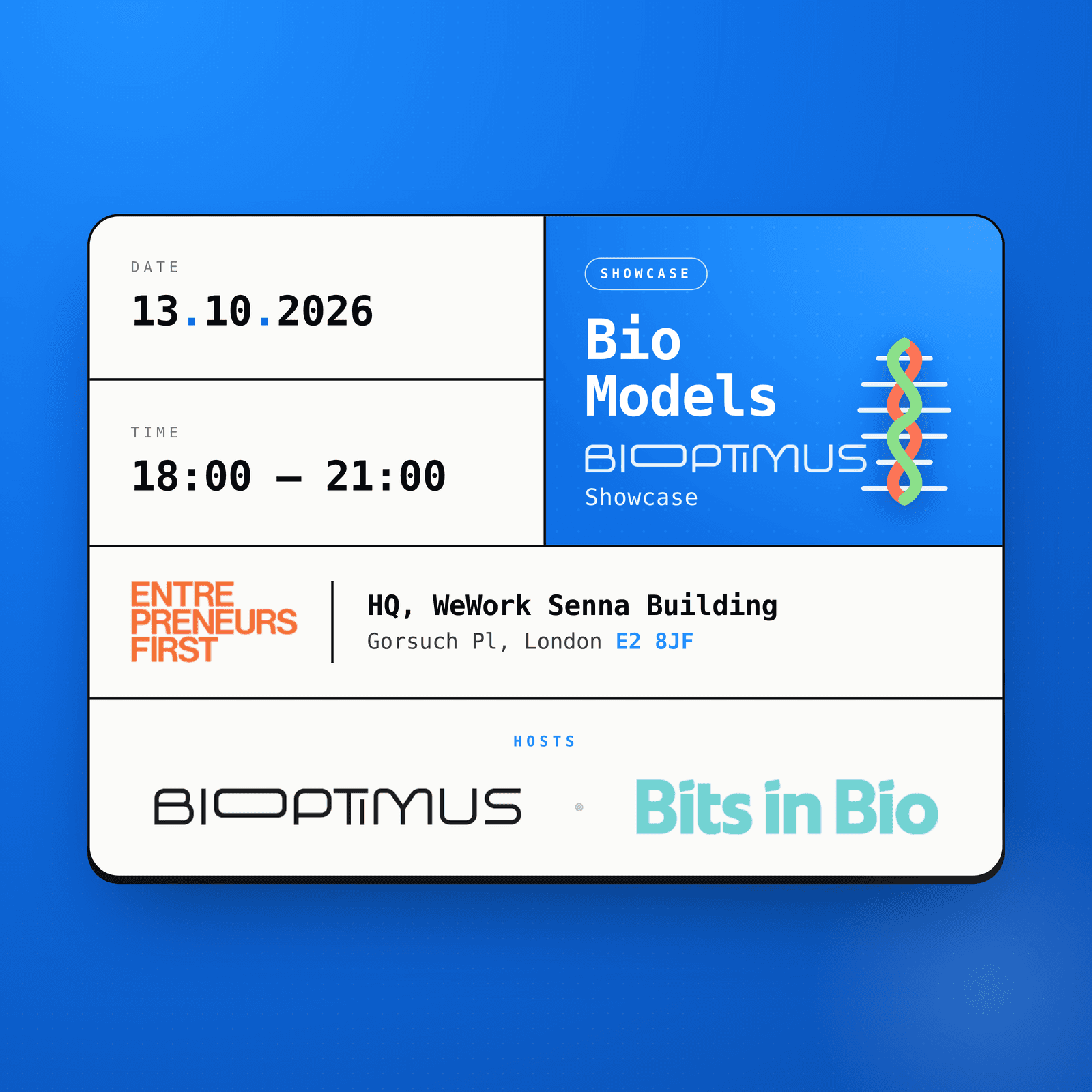 Foundation Models for Biology: Bioptimus Showcase