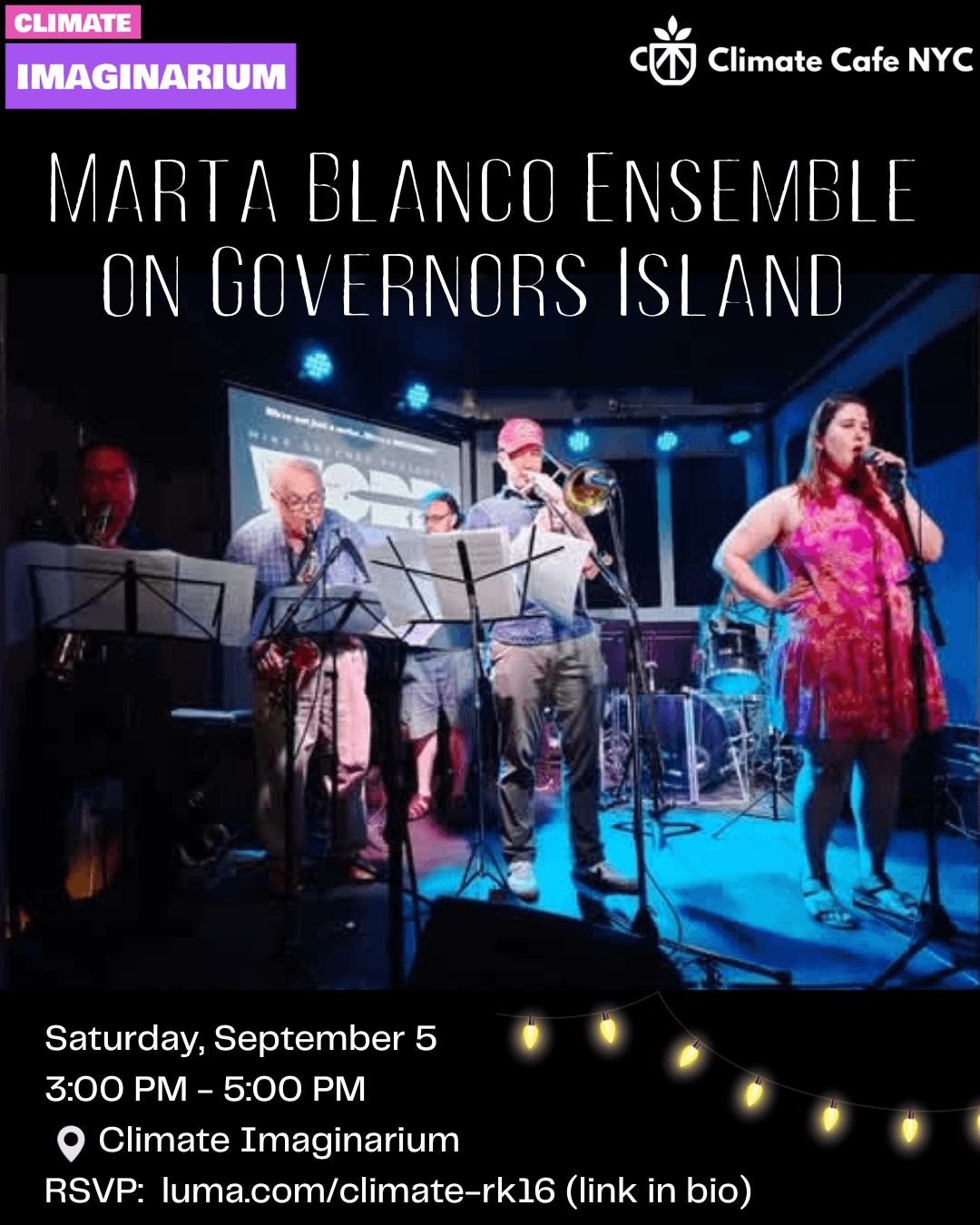Marta Blanco Ensemble on Governors Island