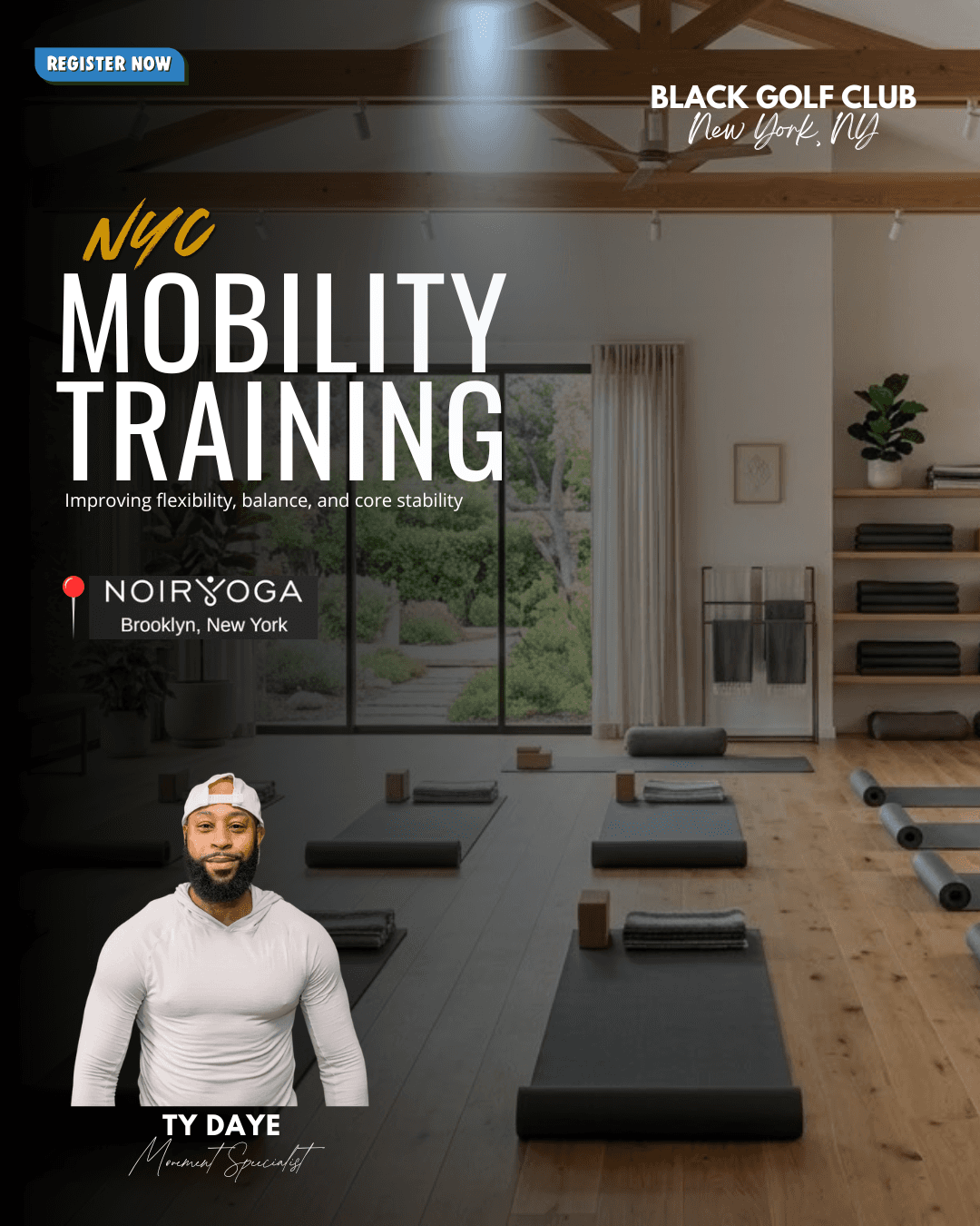 NYC VIP | Golf Mobility Training at Noir Yoga BK