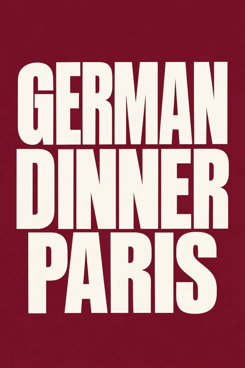 GERMAN DINNER PARIS — VOL. 01