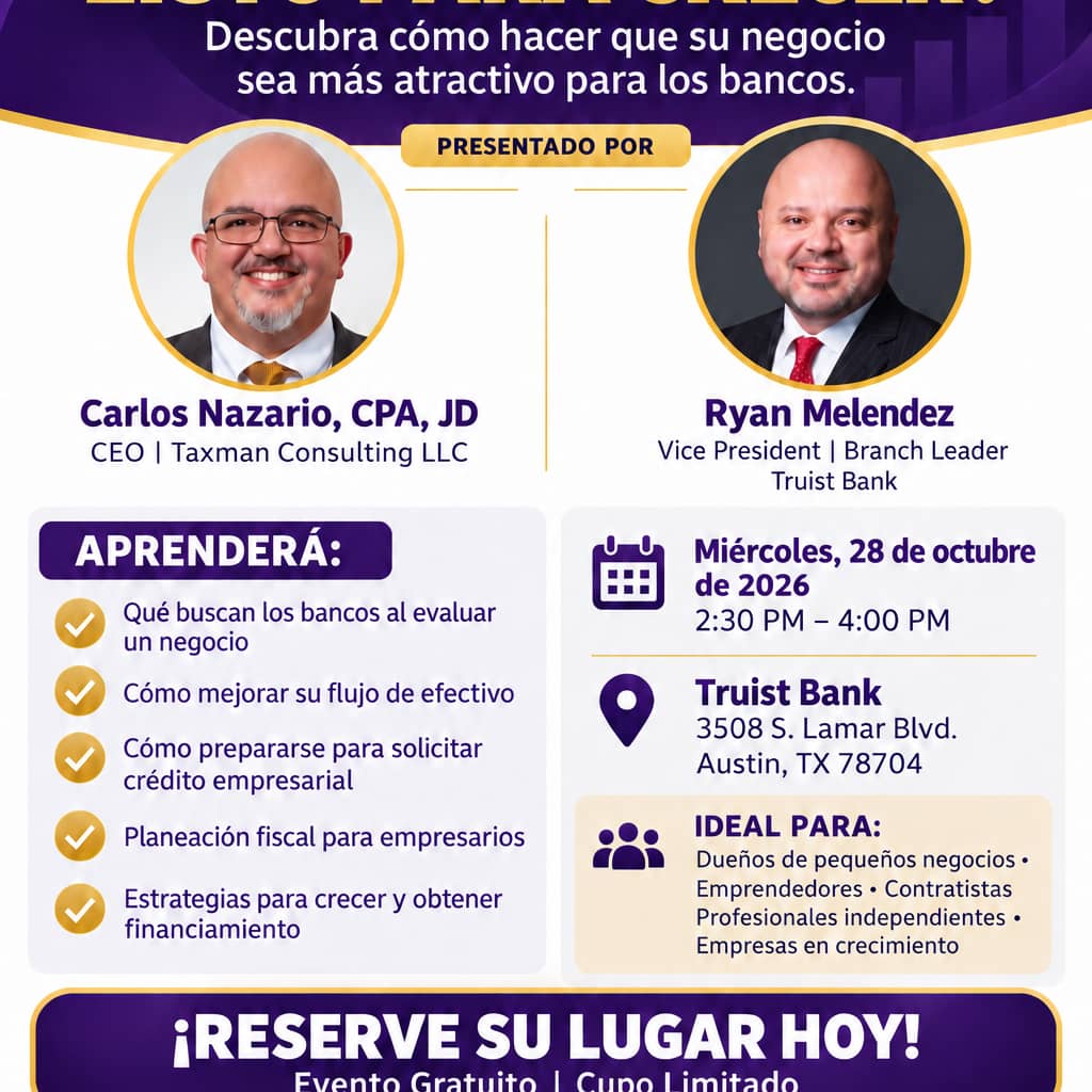 Alinea tu negocio con tu Banco y tu CPA