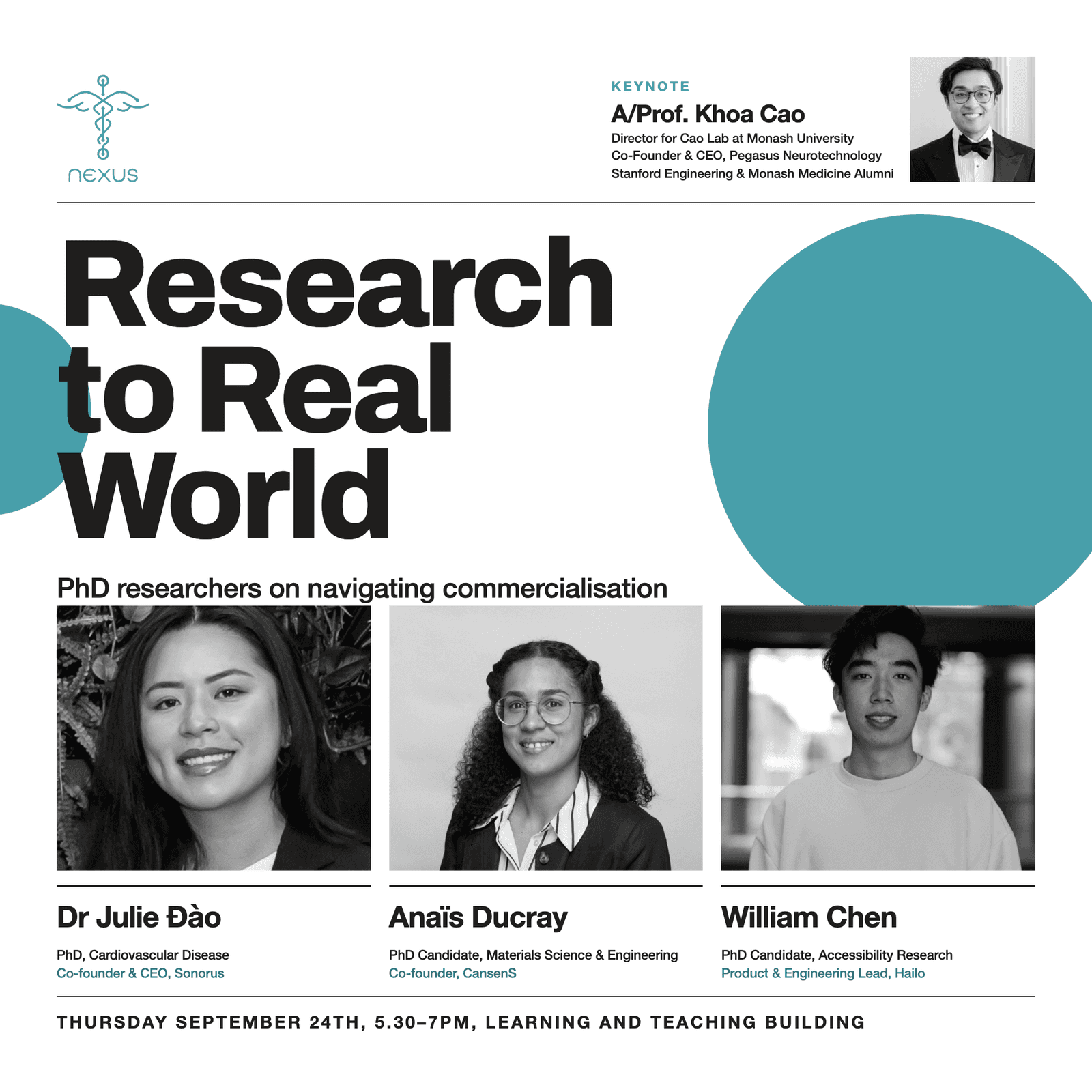 Research to Real World: navigating PhD commercialisation