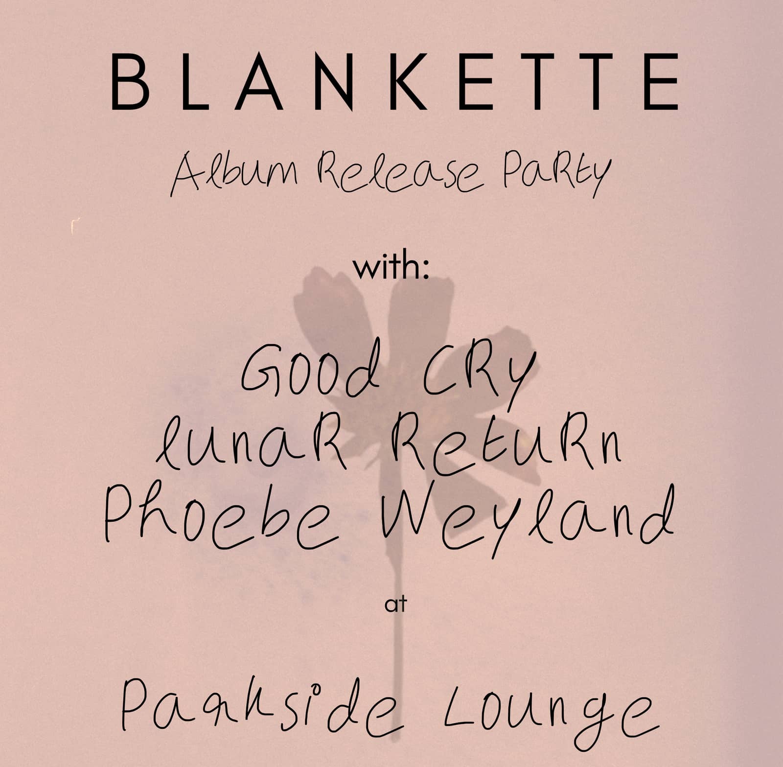 Blankette Album Release Show